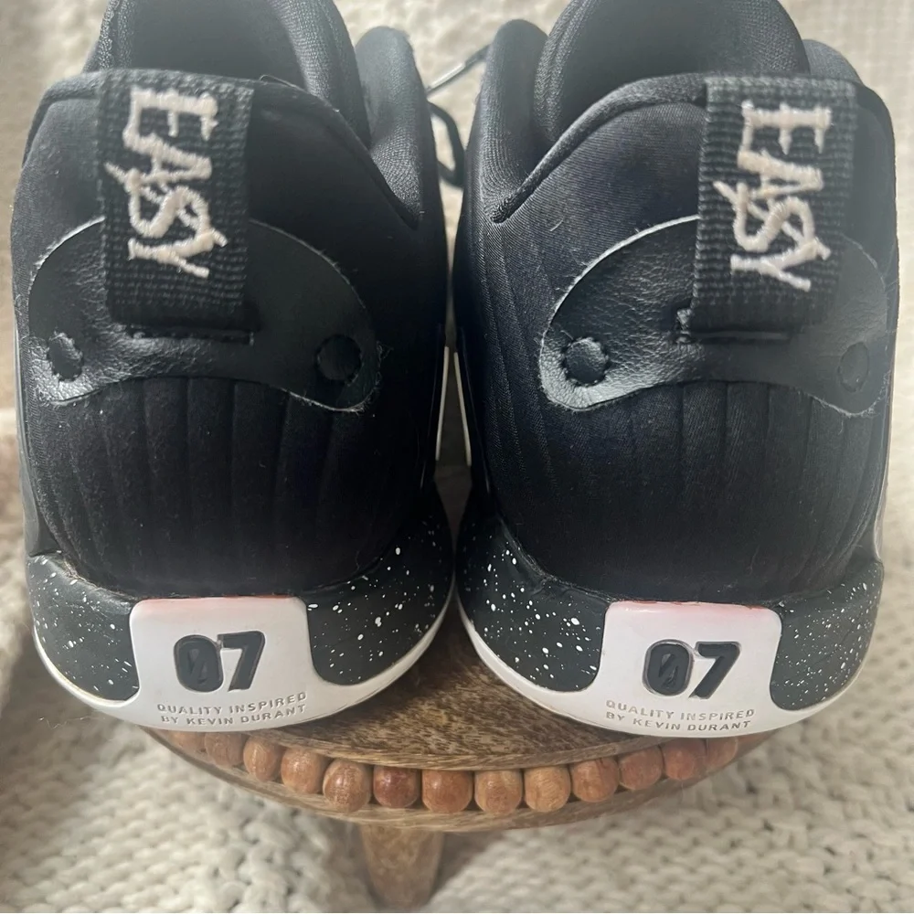 Nike KD15 TB Black White Kevin Durant Basketball Shoe DO9826-002 Men's Size 9.5 - Picture 4 of 6